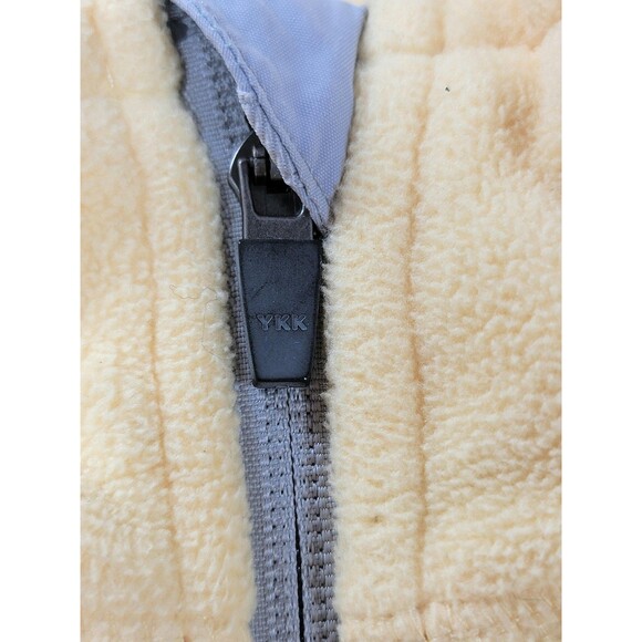 Eddie Bauer Vest Womens Large Yellow Windcutter Fleece 365 Polartec Full Zip - Picture 3 of 15